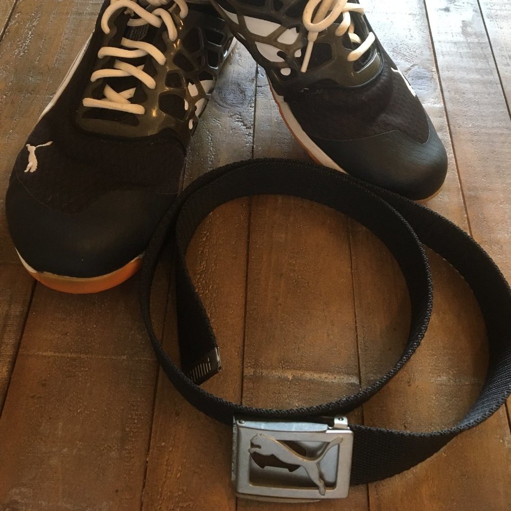 Puma Golf Shoes 11.5 and Puma Belt